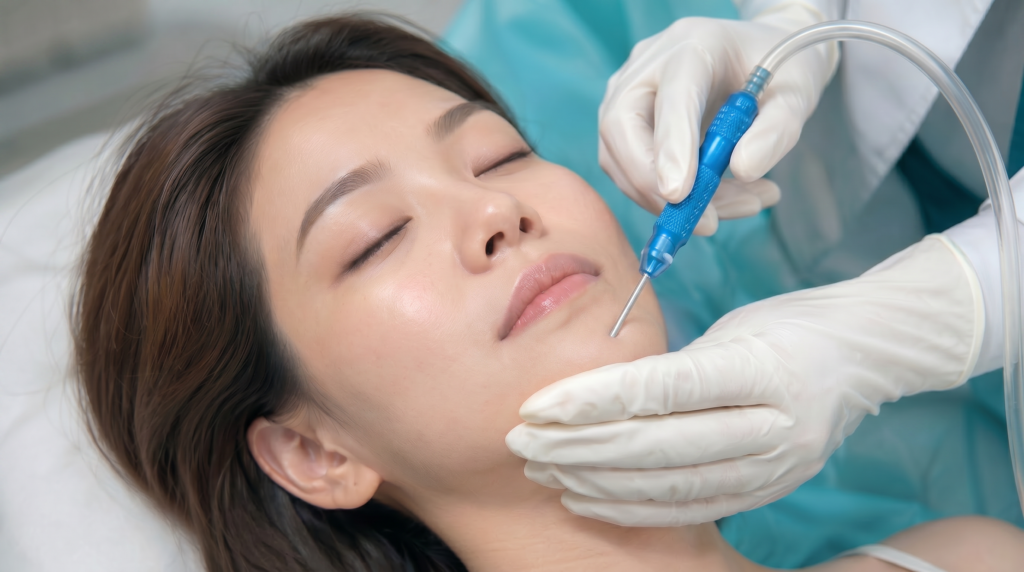 Double Chin Liposuction in Korea, RINE Plastic Surgery